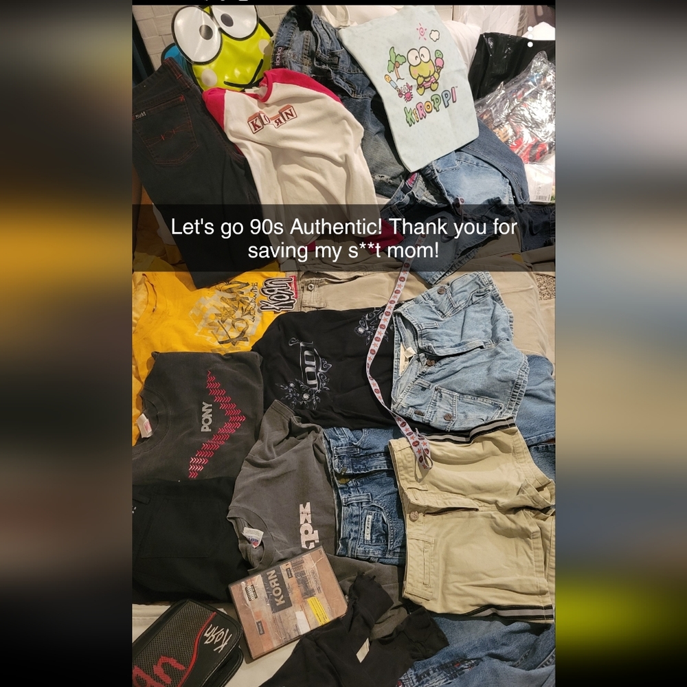 Legit 90s clothes and accessories! Mostly small clothes! One of a kind!